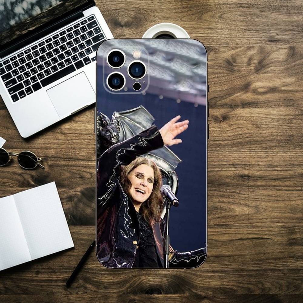 Band O-Ozzy O-Osbourne Phone Case For iPhone 16,15,14,13,12,11,XS,XR,X,8,7,Pro,Max,Plus,mini Silicone Black Cover iPhone15pro