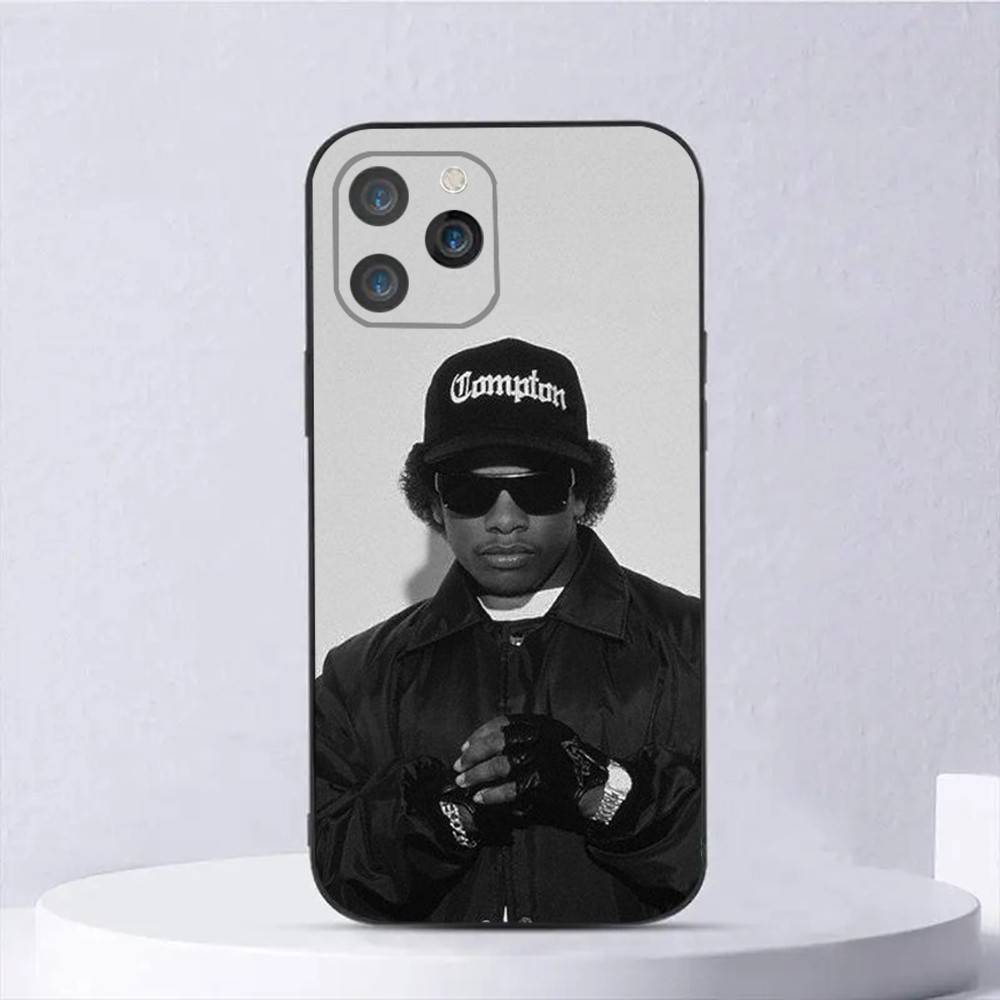 

Rapper E-Eazy E Phone Case For iPhone 16,15,14,13,12,11,Plus,Pro Max,XS,X,E,SE,Mini Soft Silicone Black Cover iPhone15