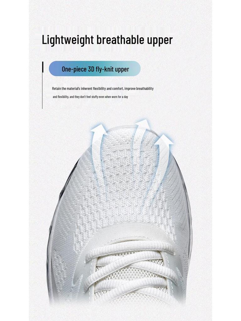Herren Flyknit Mesh Laufschuhe mit Luftpolsterung & weicher Sohle - Lässig, leicht, trendiges Sommer-Schuhwerk für Marathon & sportliche Aktivitäten.