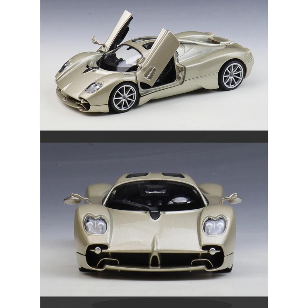 Welly 1/24 Pagani Utopia Alloy Sports Car Model Diecast Metal Track Racing Vehicles Car Model High Simulation Childrens Toy Gift