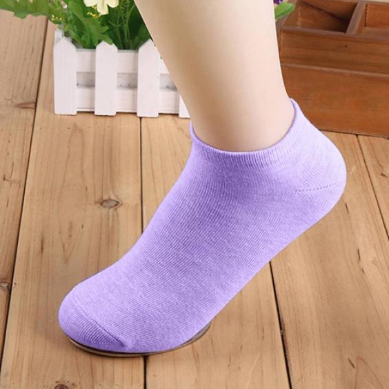 Lady 1 Pair Candy Color Ankle Socks Short Low Cut Crew Casual Sport Boat Socks