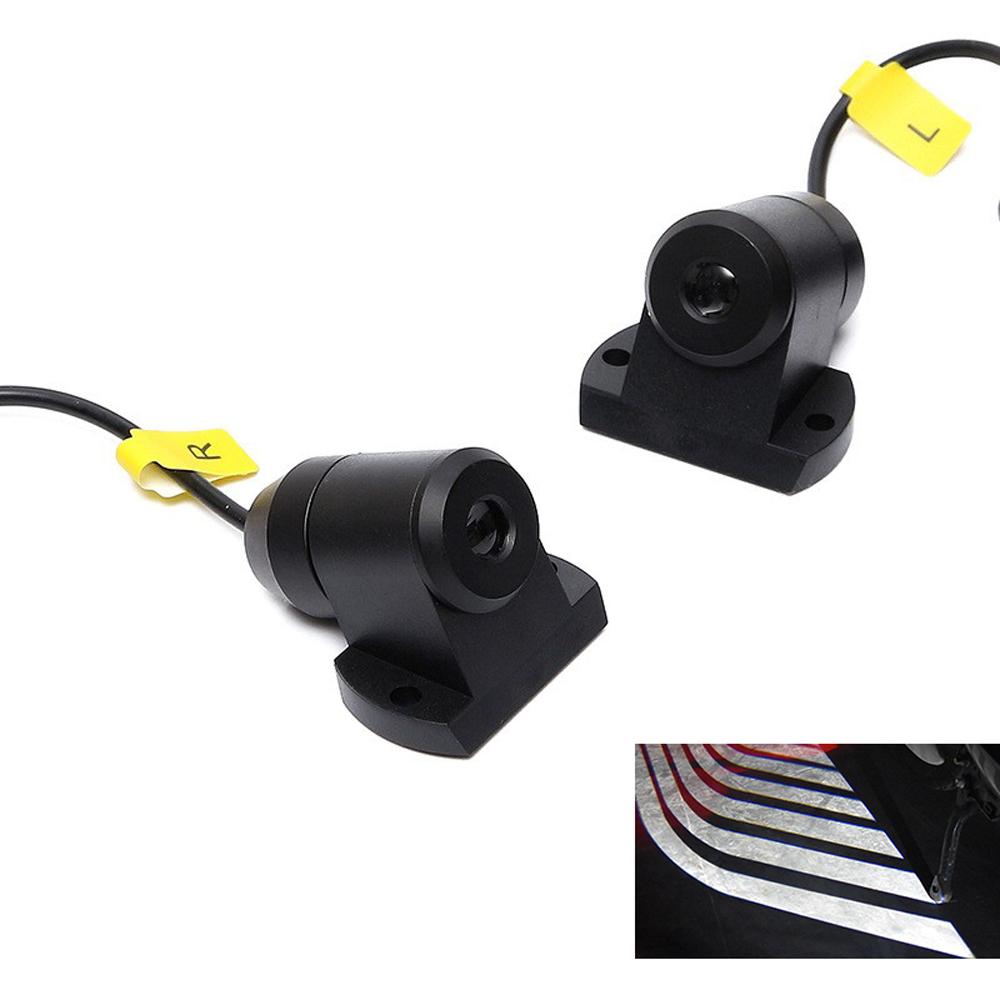 

Светодиодные фонари для мотоцикла, комплект проекционных светильников с крыльями ангела, декоративная сигнальная лампа для ночной езды белый