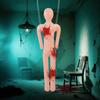 PVC aufblasbare Schaufensterpuppe Cosplay Körper Halloween Dekoration Realistisches Modell Foto Requisite Weg Hinterhof Zaun Escape Room Dekor
