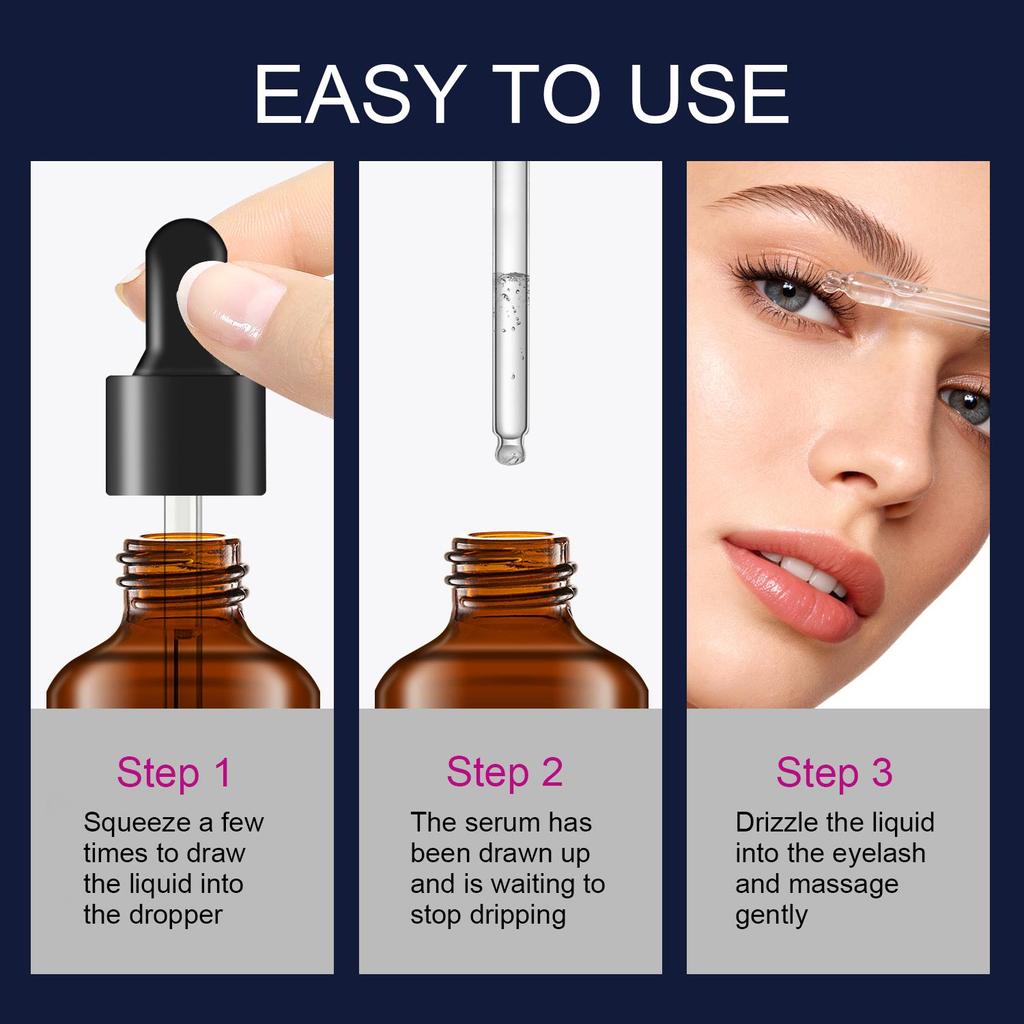 Extreme Eyelash Serum-Hydrated The Under-eye Skin-Eyelash Care With Vitamine E-Suitable for all Skin Types, 30ml