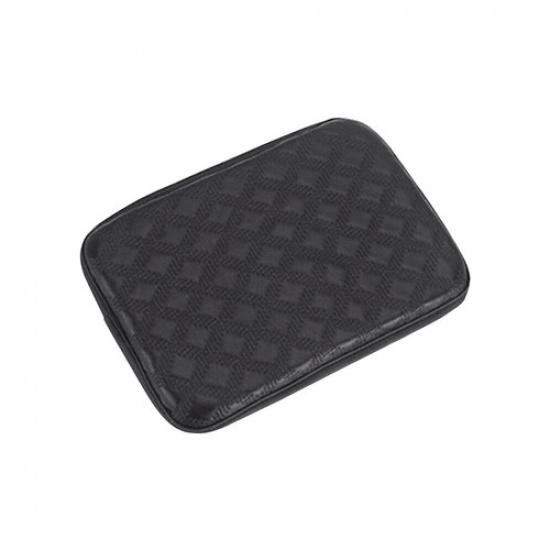 Car Armrest Pad Cover Auto Center Console Box Leather Cushion Black Universal