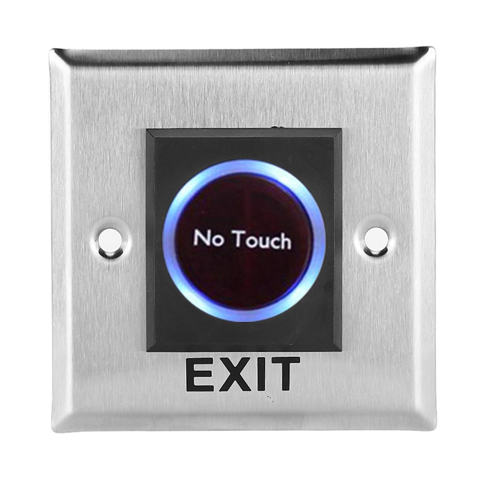 

Infrared Sensor Switch Contactless No Touch Door Exit Button with Backlight for Access Control