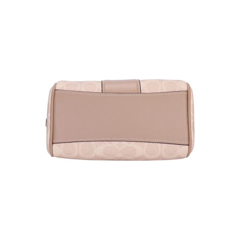COACH Rowan Artificial Leather Crossbody One Shoulder Handbag Small Women's Milk Tea CW331-SVPWH