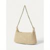New Arrival Fashionable Bohemian Style Woven Rattan Bag with Chain Strap, Shoulder Bag, Suitable for Daily Casual, Vacation, Shopping