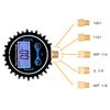 G1/G1/2 Pressure Meter Tire Pressure Gauge Digital Tire Pressure Gauge 0-250Psi Tyre Tire Air Pressure Gauge Mete