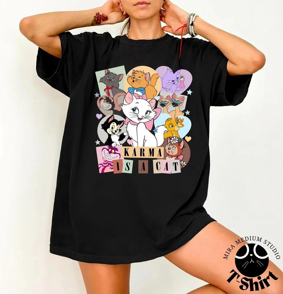 Karma All Cats Shirt Vintage Marie Cat The Aristocats Shirt S