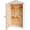 Wooden Wall-Mounted Key Box - CREATIVE DECO - Creative Deco - White - 6 Hooks - 20 X 6 X 29.5 Cm