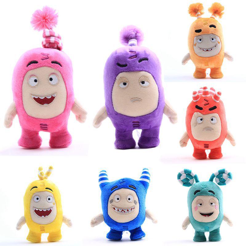Adorable Oddbods 23cm Plush Soft Cuddly Toy Newt Bubbles Pogo Zee Jeff Fuse Slick Doll
