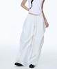 71TO96 Girdle Skirt Silhouette Pants (White)