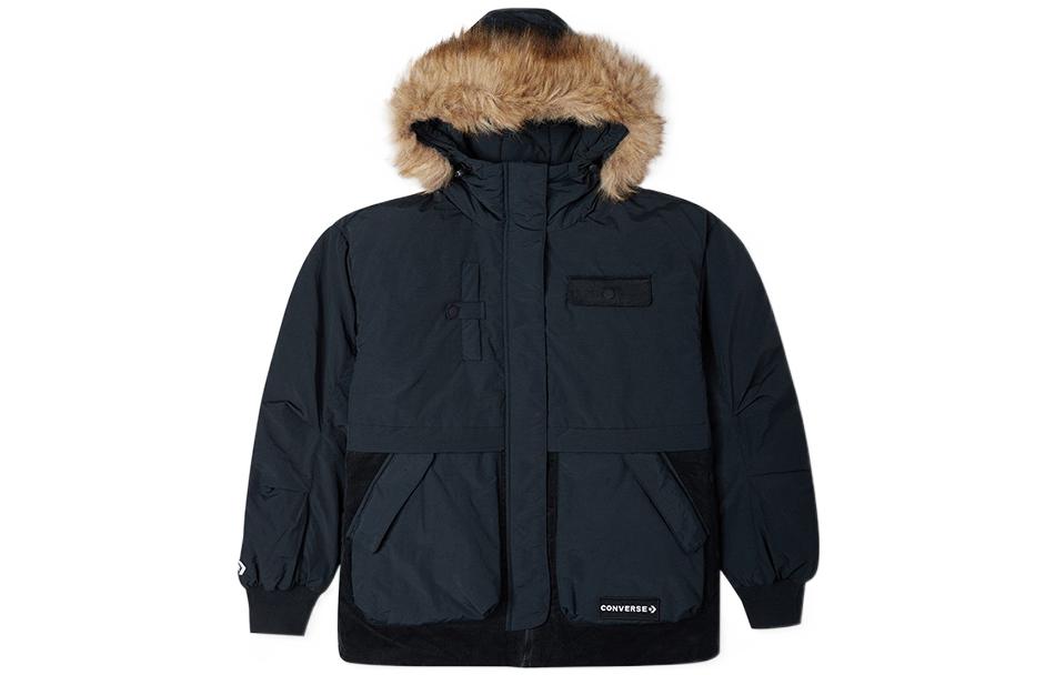 Converse Down Jacket Women s Black 10023726-A03 S