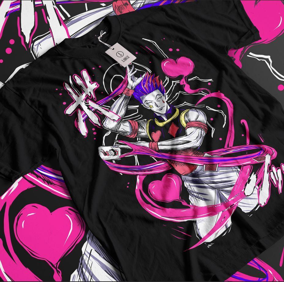 

Hisoka Hunter x Hunter T-shirt Gon Killua Neferpitou Anime Manga Shirt All Size 4XL