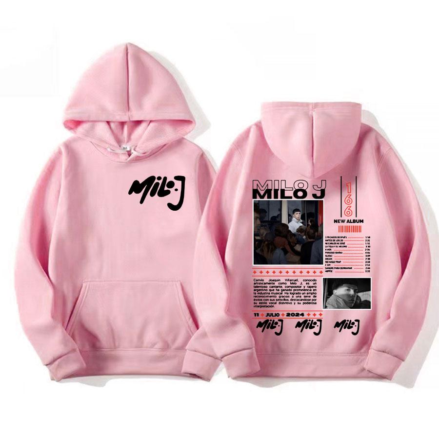 Rapper Milo J 511 Music Album Tour Hoodie Harajuku Long Sleeve Aesthetic Sweatshirt Men Women Casual Fleece Autumn/Winter Hooded