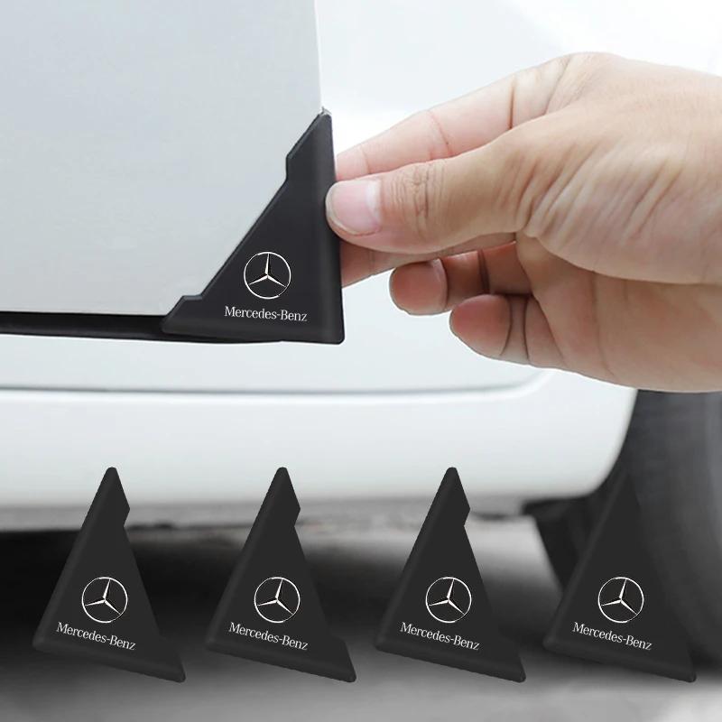 2 szt. Naklejki ochronne na narożniki drzwi w stylu samochodowym Osłony antykolizyjne Do Mercedes Benz AMG A C E GLC clase CLA W205 W221 W212