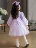 Girls' Lolita Tulle Cake Dress - Autumn/Spring Fashion for Little Girls