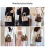 Vintage Print Cross-Border Women's Shoulder Tote - 2025 Niche Design for Middle-Aged Moms