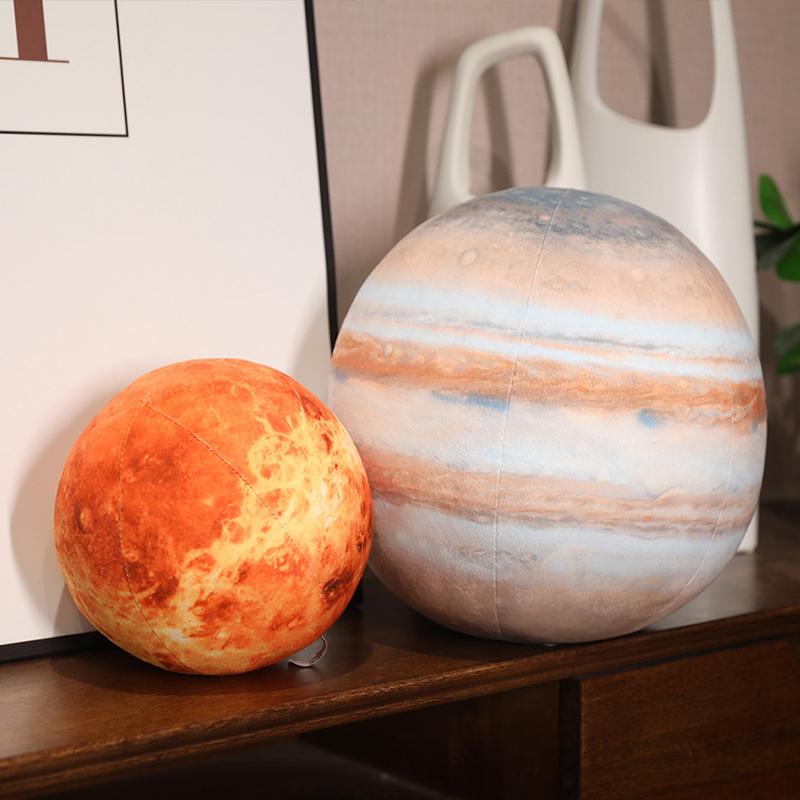 17-27Cm Lifelike Mercury,Venus,Earth,Mars Plush Toy Jupiter,Uranus,Neptune,Moon Sun Sofa Stuffed Pillow Kids Gifts Home Decor