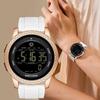 Lory Waterproof Shockproof Smart Pedometer Watch with Alarm and Straight Strap for Men and Women