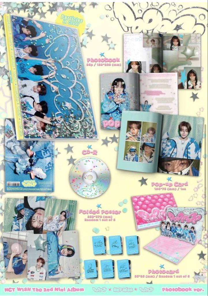 [USED] NCT WISH "POPPOP" First Press Limited Edition CD Album