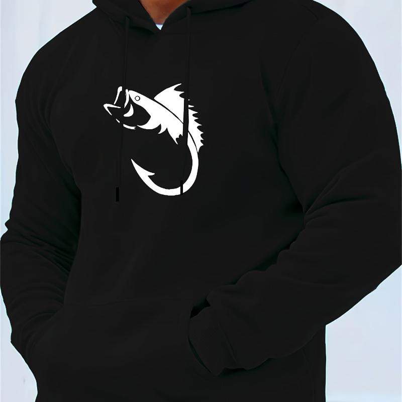 

Fleece Lined Hood, Men s Hooded Sweatshirt, Perfect for Winter Hikes & Family Outings XXL чорний