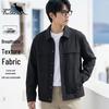 DAISHU Men's Breathable Business Casual Lapel Jacket