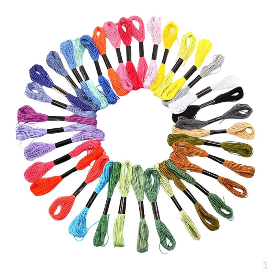 

Stitch Threads Embroidery Crafts Floss DIY Sewing For Bracelet 36Color