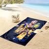 Rivalry Field: Messi vs Ronaldo beach towel Beach towel for vacation photos beach Absorbent bath towel Outdoor pool towel seaside