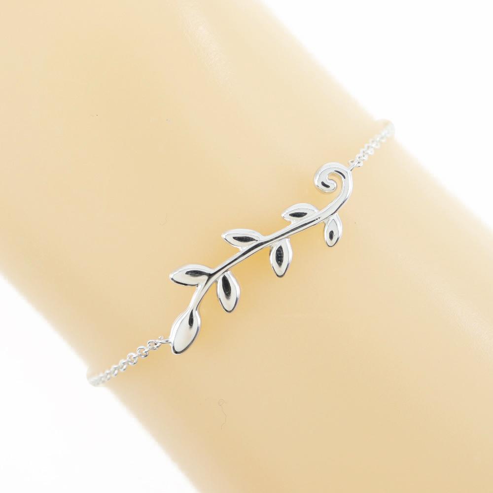 

TIFFANY&Co. Olive leaf Bracelet Paloma Picasso Silver925 2.4g Women Used