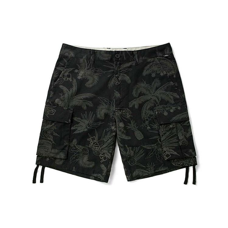 Vans DUFFLE CARGO Shorts Men s Black Moderate VN0A4MTWZCB 28