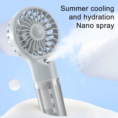 Yousheng Misting Handheld Fan with 4 Speeds Settings Portable Mist Spray Summer Cooling Fan USB Rechargeable Travel Outdoor Personal
