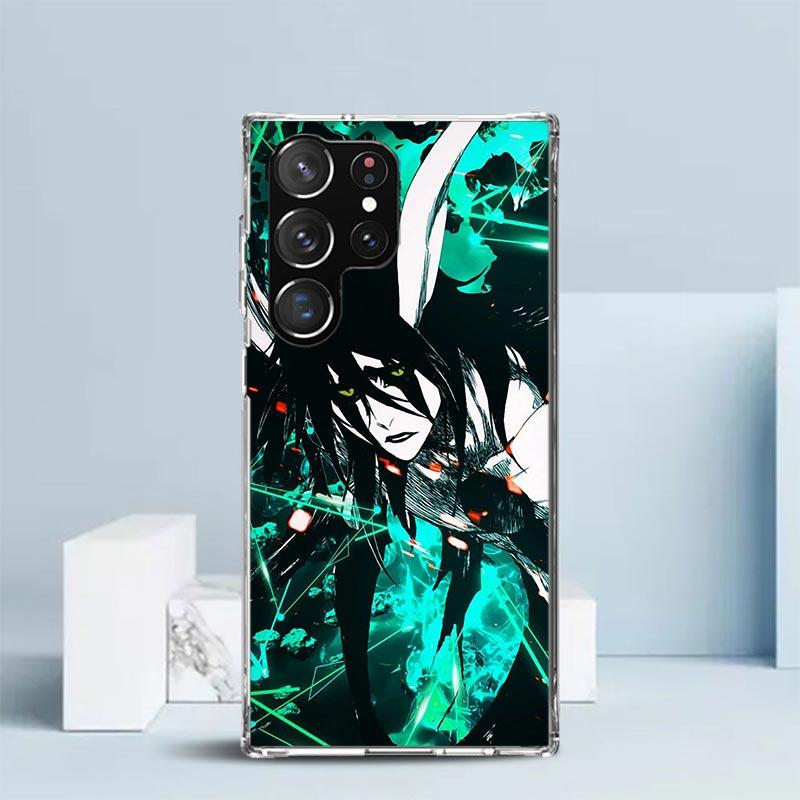 Bleach Ulquiorra Cifer 4 Phone Case For Samsung Galaxy S24 S25 Edge S26 Ultra S22 S23 Plus S21 + S20 FE Soft TPU Back Cover Gala