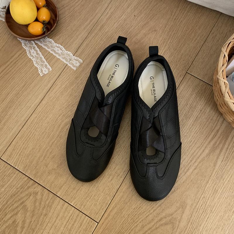 

Fashion SUOJIALUN 2025 Autumn New Brand Women Flat Shoes Fashion Red Round Toe Slip On Sneaker Soft Flat Heel Casual Dress Mary Jane Sho 39 чёрный