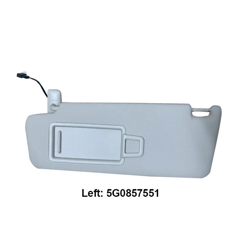 1PC Grey Interior Sun Visor Make Up Mirror for VW Golf 7 7.5 Passat B8 CC Jetta MK7 A7 Skoda Octavia 3 5GG857551 5GG857552