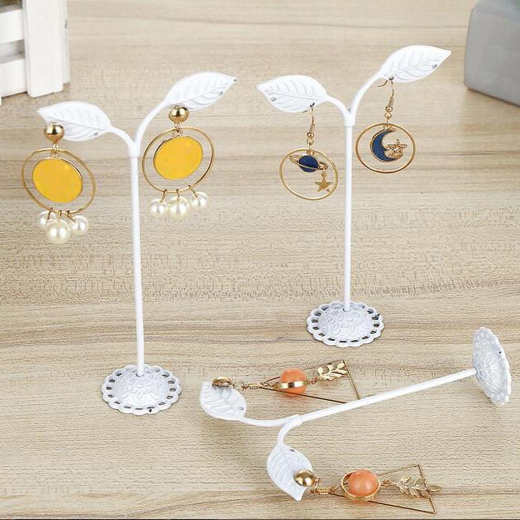 3x Iron T Bar Earring Necklace Jewelry Display Stand Rack