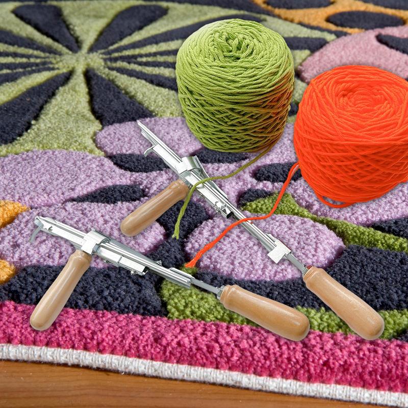 Tufting Tool Handheld Cut Pile Rug Weaving Tool Manual Punch Needle Speed Adjustable Rug High Speed Rug Making Tool