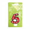 Polka Dot 5th Birthday Candles
