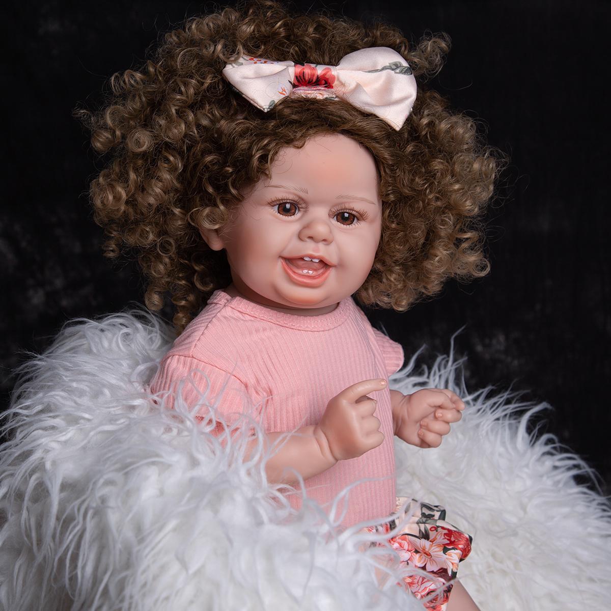 

Мода Улыбка 22 дюйма Полный силикон Baby Reborn Куклы для малышей 55 см Реалистичный Новорожденный Ребенок Водонепроницаемые игрушки для плавания Для детского подарка