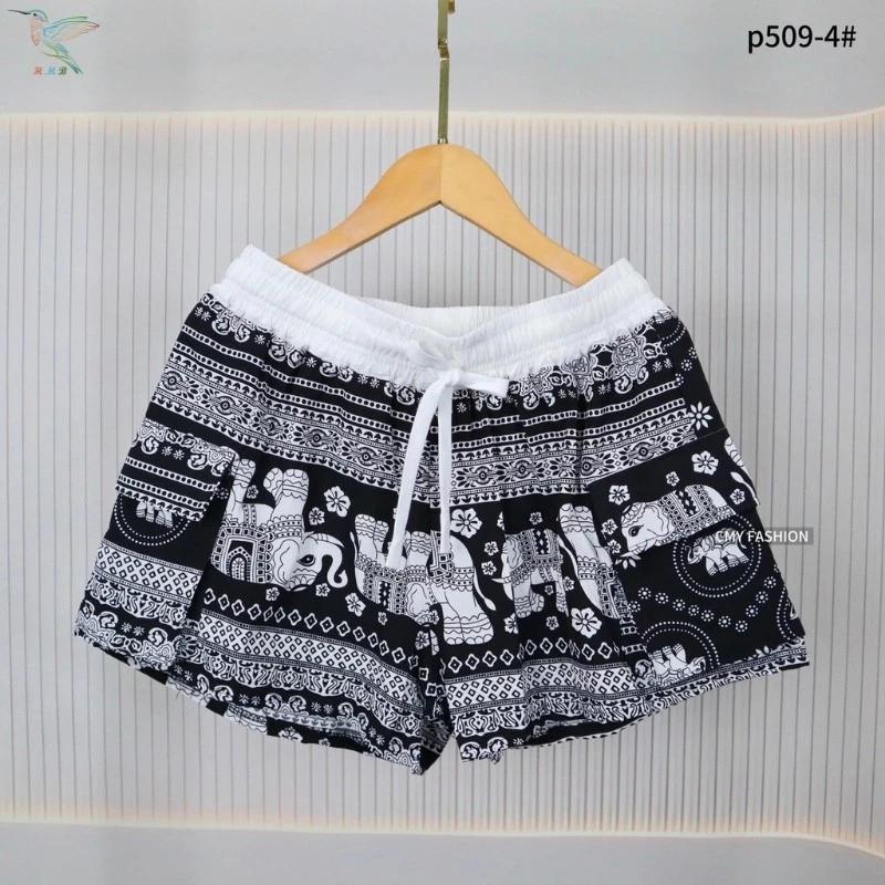 Women Muay Thai Boxing Elephant Pants Kickboxing Shorts Training Print Elastic Waistband Quick Dry Martial Art Boxer Kid FitnessWorkout Streetwear