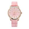 Leather Strap Women's Watch Polygonal Glass Luxury Women's Clock Dial Quartz Creative Fashion Quartz Watch