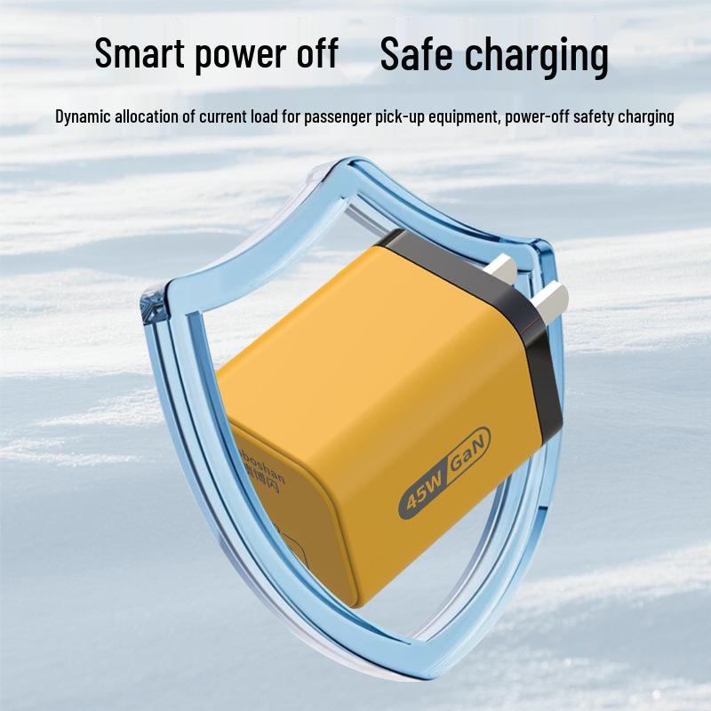 Compatible 45W GaN Type-C Charger for Apple 17 & iPhone - PD Fast Charging