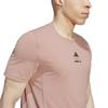 Adidas LESMILLS KRL51 Warm Clay Short Sleeve Size S Men's T-Shirt, (JJ1439)