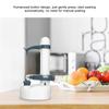 Electric Standing Peeler Multifunction Automatic Rotating Cutter Paring Tool for Kitchen Potato Vegetable FruitWhite/Black