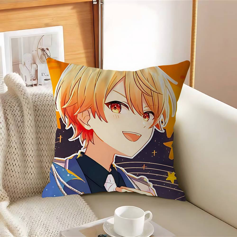 

TenmaS T-Tsukasa Cartoon Pillow Case Removable Washable Cushion Cover – All-Season Soft Linen 12x12Inch