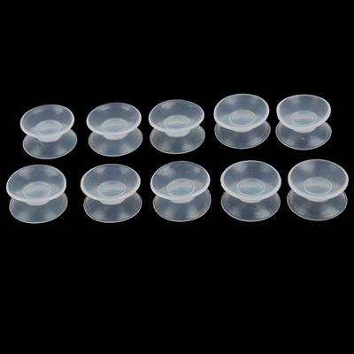 10Pcs Double Sided Suction Cup Sucker Pad For Glass Plastic Clear Sucker Holder