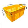 Hangweixing Heavy-Duty Yellow Plastic Storage Crate