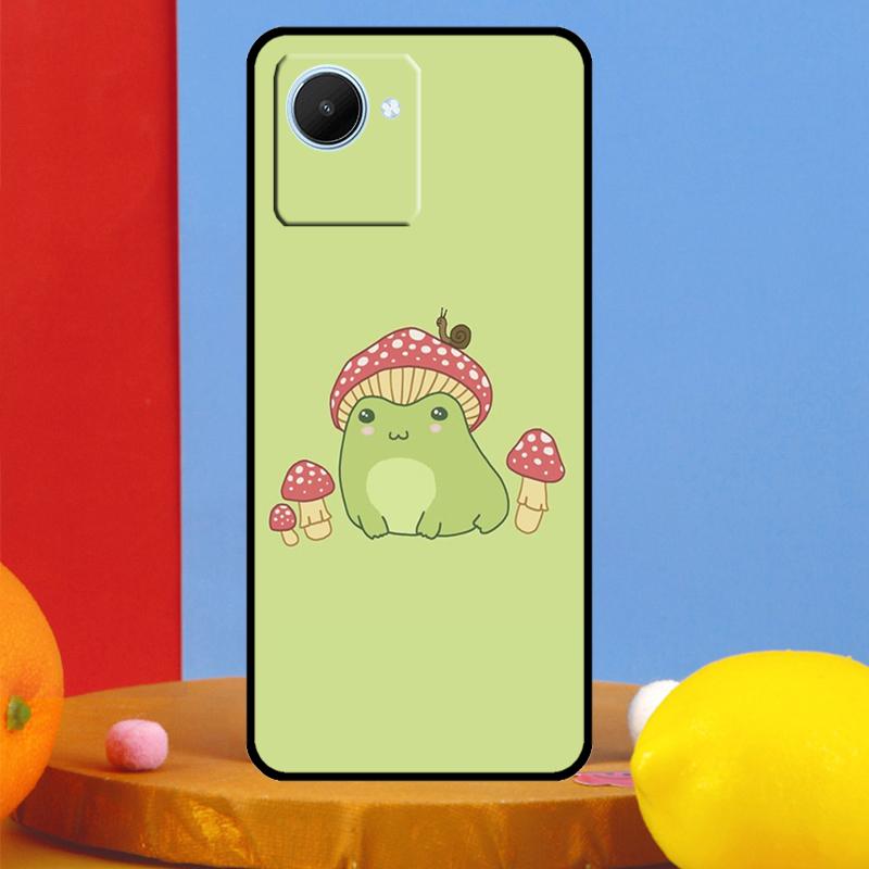 Cute Cartoon Frog For Realme C51 C31 C67 C55 C53 C35 C33 C30 C21Y C25s 9 10 11 12 Pro Plus GT Neo 5 6 Case