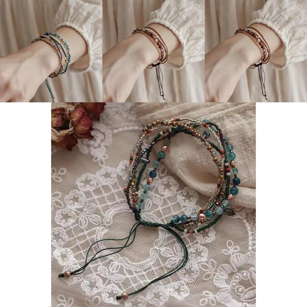 Colorful Summer Bohemian Bracelet For Women Adjustable Handcrafted Ethnic Jewelry